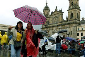 ¡Atención! reportan fuertes lluvias en el norte de Bogotá