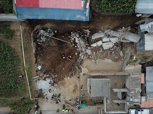 ACTUALIZACIÓN: Un fallecido tras colapso estructural en el sector de La Bota, al norte de Quito