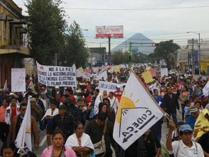 Codeca realiza movilizaciones a nivel nacional en rechazo al estado de Sitio