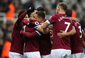 West Ham de Manuel Pellegrini vuelve a los festejos tras golear a domicilio a Newcastle