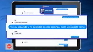 Los comprometedores chats de Vargas Vil pidiendo fotos de desnudos a niñas