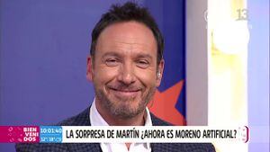 Martín Cárcamo paso de "rubio natural" a "negro artificial": el comentado cambio de look del animador de "Bienvenidos"