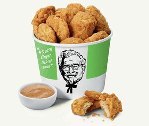 KFC se convierte en primera cadena de comida rápida en estrenar pollo frito vegano