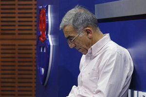Sabino Aguad se despidió de Arias y sus jugadores en su último día como gerente deportivo de la U