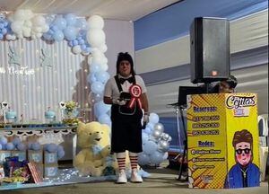 Payaso se equivoca de fiesta infantil y se da cuenta en la mitad de su show: el video se volvió viral