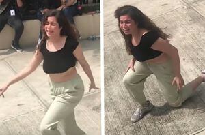 La joven que bailó "por las que ya no están" explica su protesta