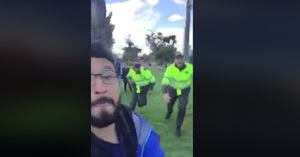 La verdad tras el video viral de joven insultando a policías