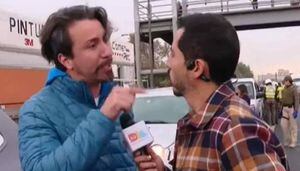 Periodista de "Tu día" fue encarado por conductor durante fiscalización vehicular: "¡Nombre y rut!"