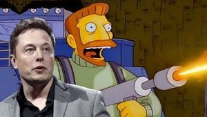 Elon Musk admite que es un villano de Los Simpson