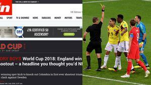 La prensa inglesa menospreció a la Selección Colombia tras triunfo de Inglaterra