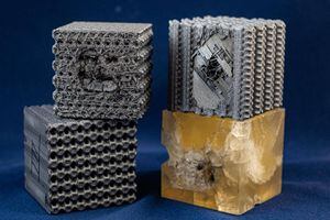 Imprimen en 3D cubos de plástico con patrones que pueden detener las balas