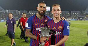 ¿Vidal o Arthur? En el plantel de Barcelona se pronuncian ante la reñida disputa