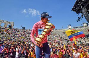 Hace un año, Richard Carapaz se consagró como campeón del Giro de Italia 2019