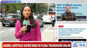 Andrea Arístegui sufrió “lanzazo” en Brasil cubriendo las presidenciales: “Vino un chico y me robó el teléfono de las manos”