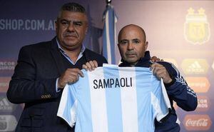 Un emocionado Sampaoli fue presentado como entrenador de Argentina: "Esto es un sueño"