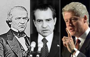 Los otros presidentes que enfrentaron procesos de destitución antes de Trump