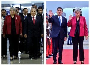 Presidentes de El Salvador y Honduras arriban a Guatemala para reunión con Mike Pence