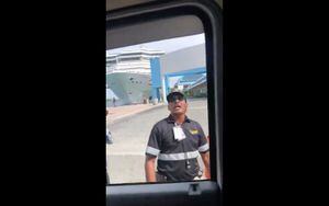 Puertos ordena remoción de empleado de seguridad que profirió insultos a transportista
