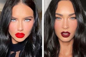 Modelo Adriana Lima faz montagem com foto de Megan Fox e recebe cantada da atriz