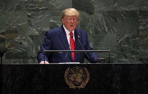 Trump lanza advertencias a China, Irán y Venezuela en su discurso ante la ONU