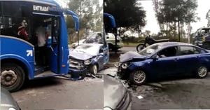 Quito: Se reporta accidente de tránsito en la Av. Panamericana