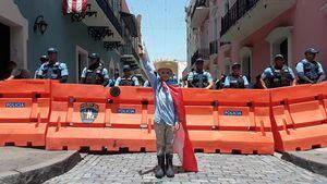 Jíbaro de nueve años lleva protesta a Fortaleza