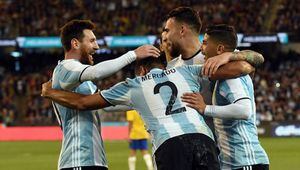 Argentina venció a Brasil en el debut de Jorge Sampaoli en la banca