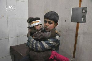 Están matando niños: Las imágenes de la barbarie que viven civiles en los últimos bombardeos en Siria