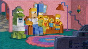 Minecraft: Los Simpson y otras tres series en donde apareció el juego y no recuerdas