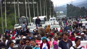 Quito: Cierre de la Panamericana Sur por protesta de ganaderos y lecheros