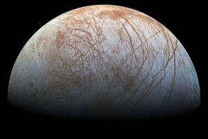 La luna Europa, el satélite de Júpiter en el que se podría encontrar vida según la NASA
