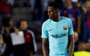 Fuertes críticas contra Yerry Mina tras el partido entre Barcelona y Levante