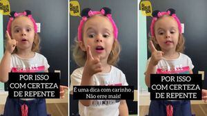 ASSISTA: criança dá dicas de português e vídeo se torna viral nas redes sociais