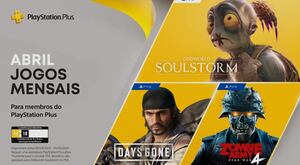 Jogos gratuitos para membros PlayStation Plus de abril: Days Gone, Oddworld: Soulstorm e Zombie Army 4