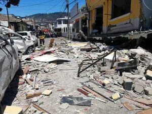 Imágenes de la fuerte explosión de un tanque de gas en restaurante en Cumbayá