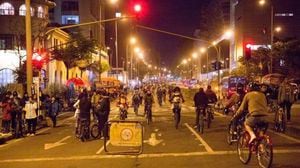 Conozca los cierres viales por la ciclovía nocturna de este jueves en Bogotá