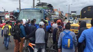 Nuevas protestas en el sur de Bogotá de gente a la que no le llegan ayudas
