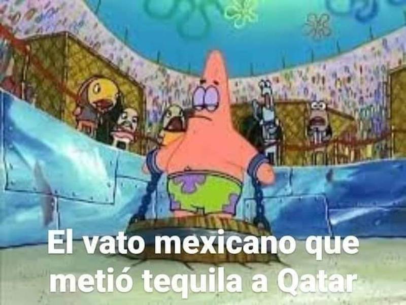 Memes de mexicanos por la falta de alcohol en Qatar.