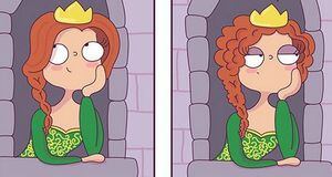 Así se verían las princesas Disney con el cabello rizado