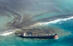 Isla Mauricio declara emergencia ambiental por derrame de petróleo de buque japonés