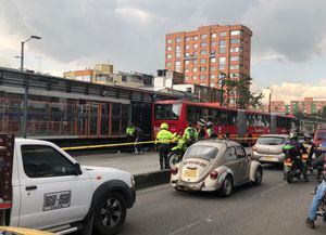 "Sin piedad, lo empujó": relata testigo del momento en que hombre fue arrollado por TransMilenio