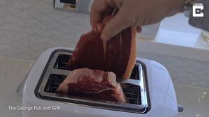 Cómo cocinar un filete de carne en una tostadora