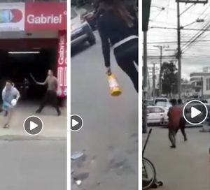 Video: batalla campal entre ladrones y vecinos en el norte de Bogotá