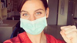 Actriz de "La casa de papel" se vuelve enfermera por crisis de coronavirus