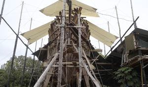 Crean en Costa Rica el buque de madera más grande del mundo