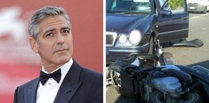 El impactante video que muestra el fuerte accidente sufrido por George Clooney