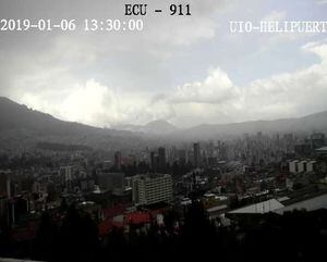 Se registran lluvias en el centro y norte de Quito