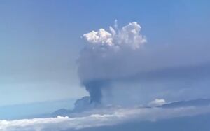 VÍDEO: a impactante erupção do vulcão de La Palma vista desde um avião; assista