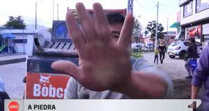 Con piedras y palos agredieron a periodista que investigaba presunta compra de votos