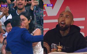 Recién casados se robaron todas las miradas en el partido de Colo Colo contra Cobresal: hasta Arturo Vidal reaccionó